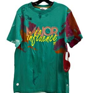 OGF Original Fables Major Influence Tie Dye  Splatter Tshirt  NWT